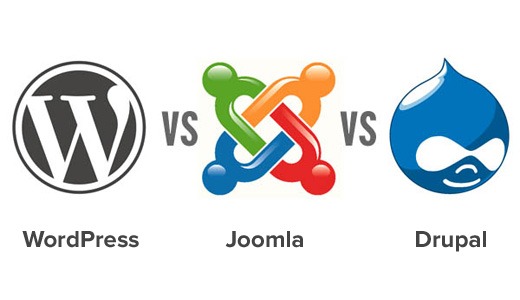 Comparing Drupal, Wordpress, and Joomla